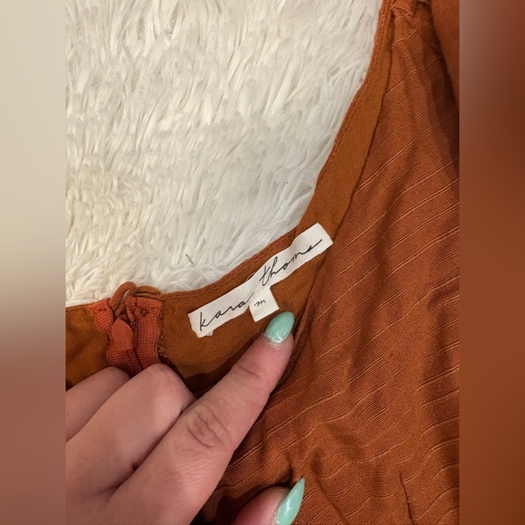 Kara Thoms Bellflower Dress in Red Earth - Picture 4 of 6